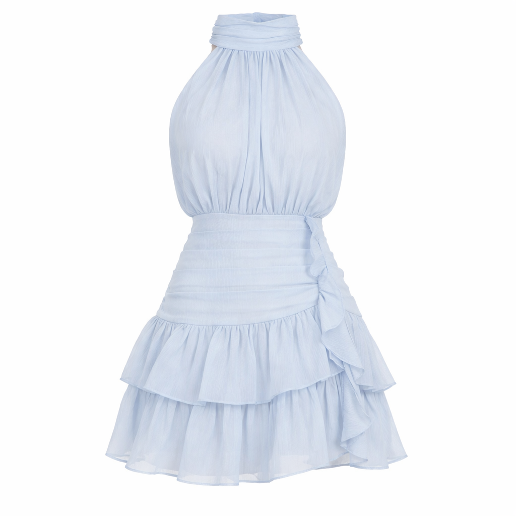Elina Celeste Dress